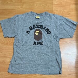 A Bathing Ape Gray T-Shirt medium.